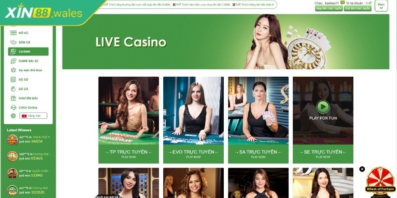 Casino trực tuyến Xin88 – Sân chơi giải trí không giới hạn 1 Giới thiệu sân chơi casino trực tuyến Xin88